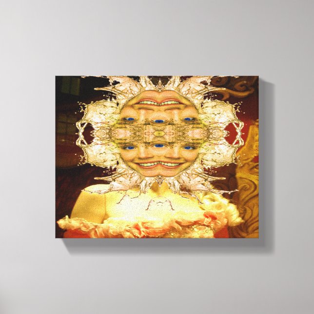 Alien Party Leinwanddruck (Vorderseite)