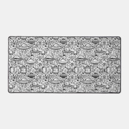 Alien Pattern Schreibtischunterlage