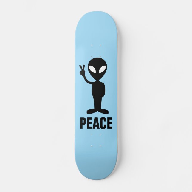 ALIEN PEACE-Skateboards Skateboard (Vorderseite)