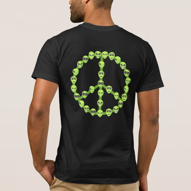 Alien Peace T-Shirt (Rückseite)