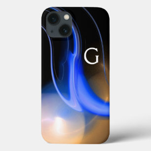 ALIEN PEARL / BLAU SCHWARZ-WEISSES ABSTRAKTES Mono Case-Mate iPhone Hülle