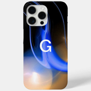 ALIEN PEARL MONOGRAM Blue Brown iPhone 15 Pro Max Hülle