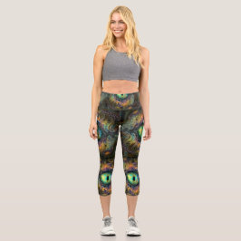 Alien Peeploch Capri Leggings