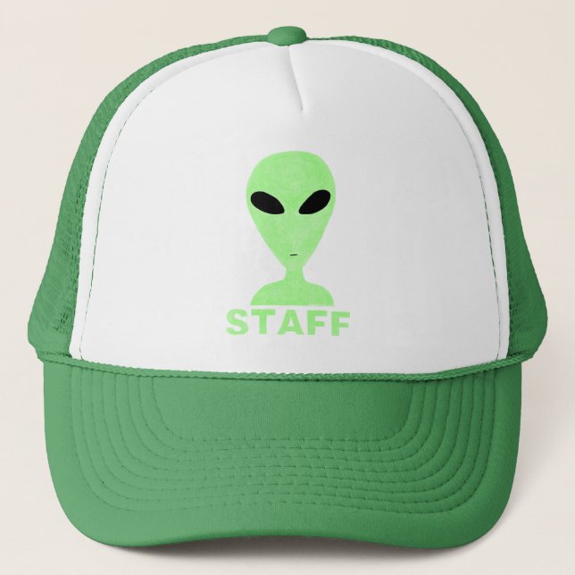 Alien-Personal-Hut Z lustiger Truckerkappe (Vorderseite)