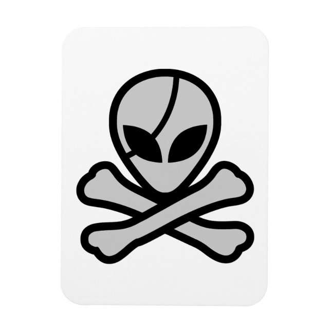 Alien Pirate Magnet (Vertikal)