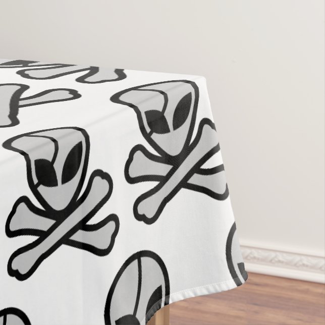 Alien Pirate Tischdecke (Beispiel)