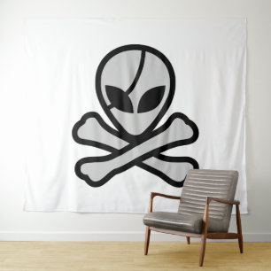 Alien Pirate Wandteppich