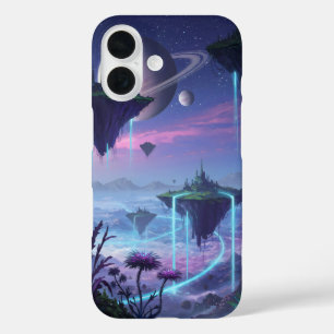 Alien-Planet hat gegen die Schwerkraft schwimmende iPhone 16 Hülle