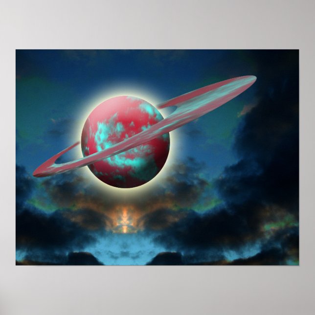 Alien Planet Poster (Vorne)