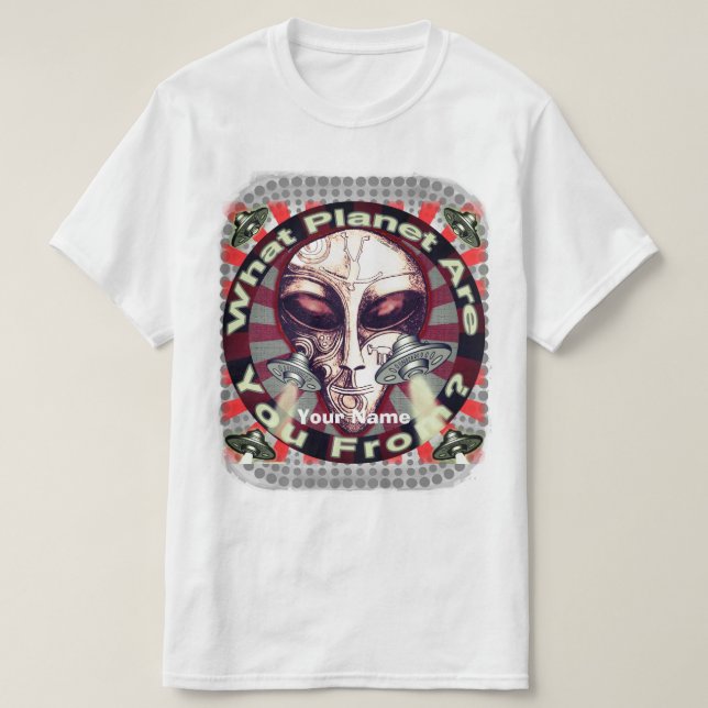 Alien Planet T - Shirt (Design vorne)