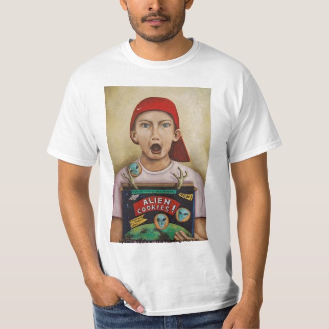 Alien-Plätzchen beendeten, durch Leah Sauln zu T-Shirt (Vorderseite)