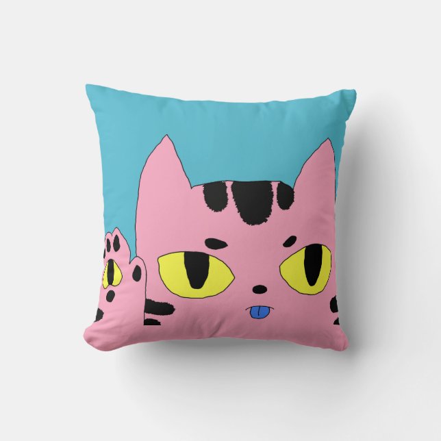Alien Pocket Cat Kissen (Vorderseite)