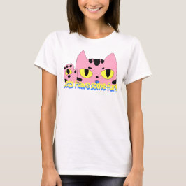 Alien Pocket Cat Lasse Spaß haben T-Shirt