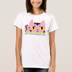 Alien Pocket Cat Lasse Spaß haben T-Shirt