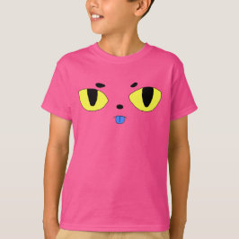 Alien Pocket Cat Pink Cartoon Cat T-Shirt