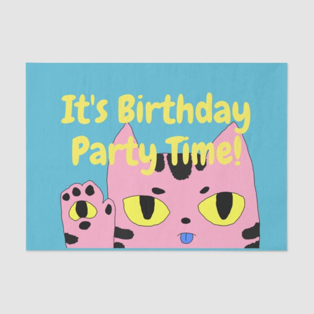 Alien Pocket Cat Seidenpapier (Vorderseite)