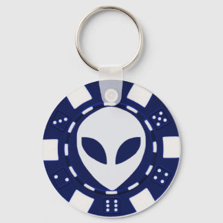 Alien Poker Schlüsselanhänger
