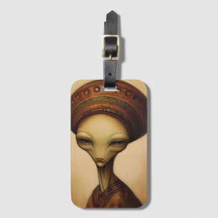 Alien Portrait Gepäckanhänger