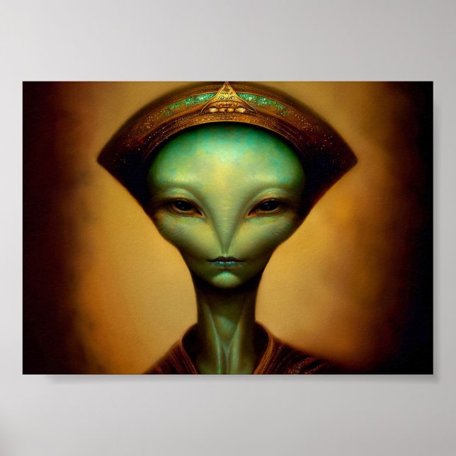 Alien Portrait Poster (Vorne)