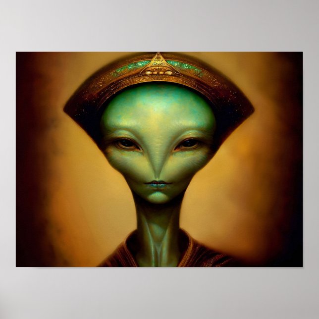 Alien Portrait Poster (Vorne)