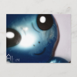 Alien Postkarte