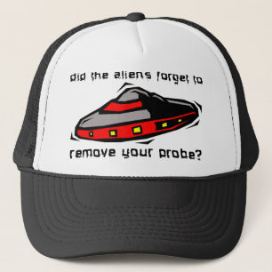 Alien Probe drôle Casquette Casquette Insulte Humo