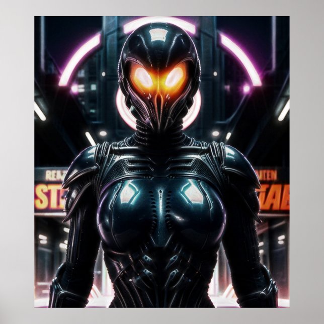 Alien Raven 08 Poster (Vorne)