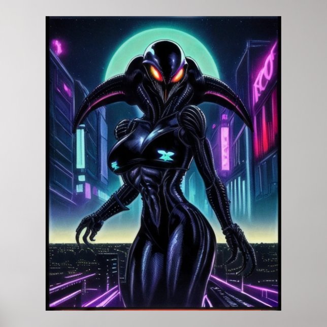 Alien Raven 10 Poster (Vorne)