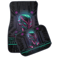 Alien, Reiten, Auto, Auto, Matte, Geschenk, Design