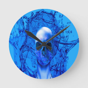 Alien Runde Wanduhr