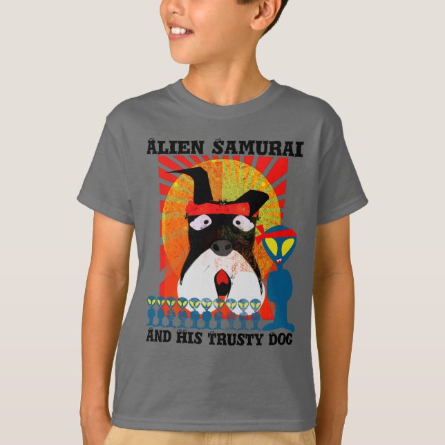 Alien Samurai T-Shirt (Vorderseite)
