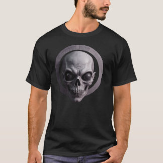 Alien-Schädel-T-Shirt T-Shirt