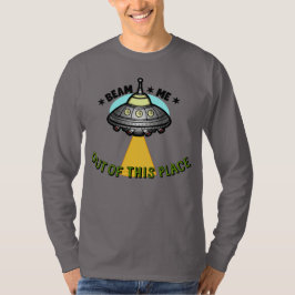 Alien-Schiff-Beam-Männer-Basic-Langarm-T-Shirt T-Shirt