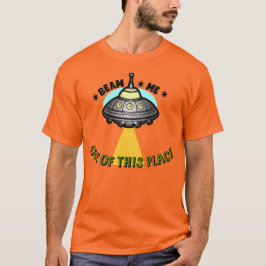Alien-Schiff-Beam-Männer-Basic-T-Shirt T-Shirt