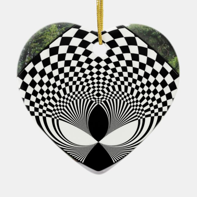 Alien - Sehen Sie sich an! Keramik Ornament (Vorne)