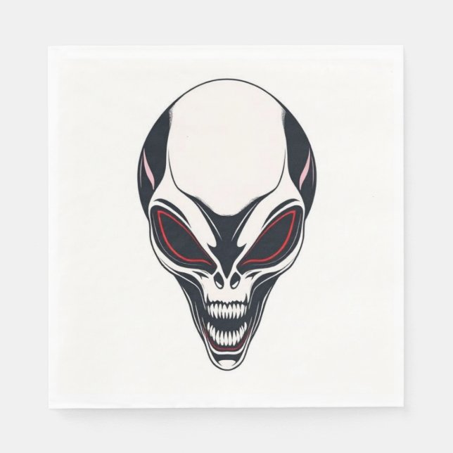 Alien Serviette (Vorderseite)