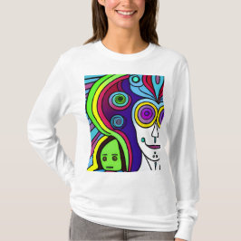 Alien Sicodelico T-Shirt