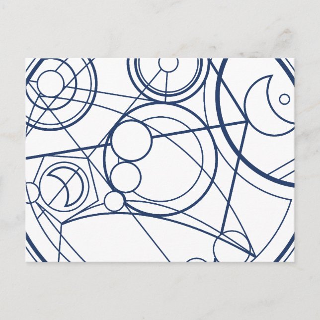 Alien Siegel Postkarte (Vorderseite)