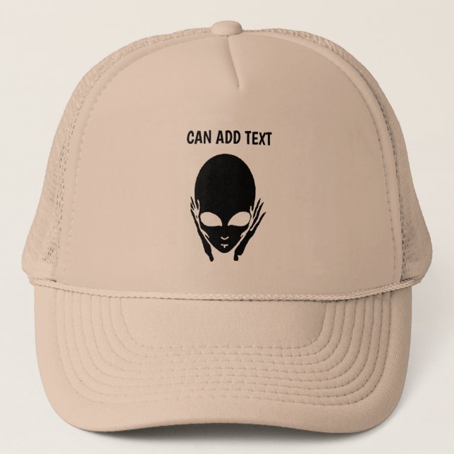Alien sieht kein Böse Truckerkappe (Vorderseite)