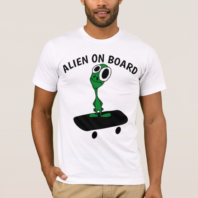 ALIEN SKATEBOARDING T - Shirt (Vorderseite)