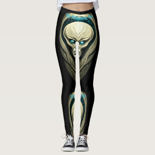 Alien skull Head Thunder_Cove Leggings