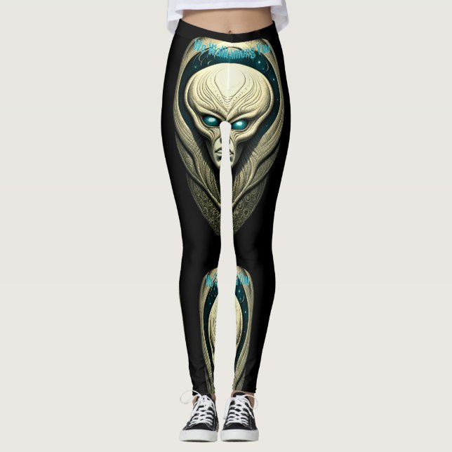 Alien skull Head Thunder_Cove Leggings (Vorderseite)