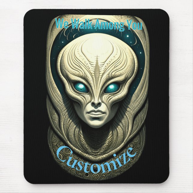 Alien skull Head Thunder_Cove Mousepad (Vorne)