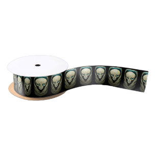 Alien skull Head Thunder_Cove Satinband