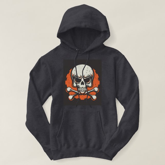 Alien Skull Hoodie (Design vorne)
