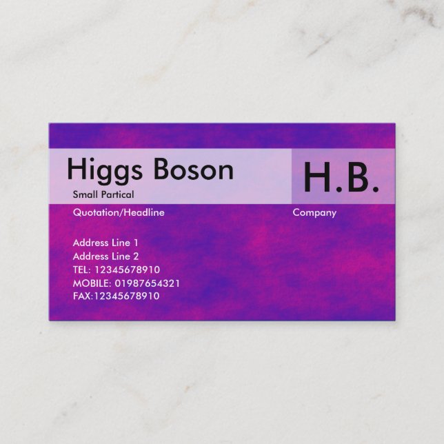 Alien Sky - 2 Visitenkarte (Vorderseite)