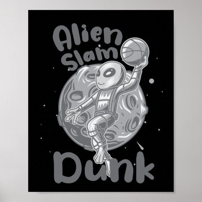 Alien Slam Dunk Active Poster (Vorne)