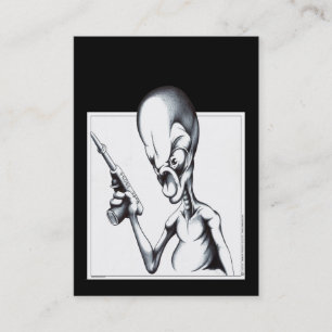 Alien-Sonde Visitenkarte
