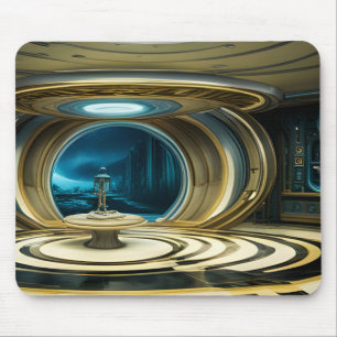 Alien Spaceship Mouse Pad Mousepad