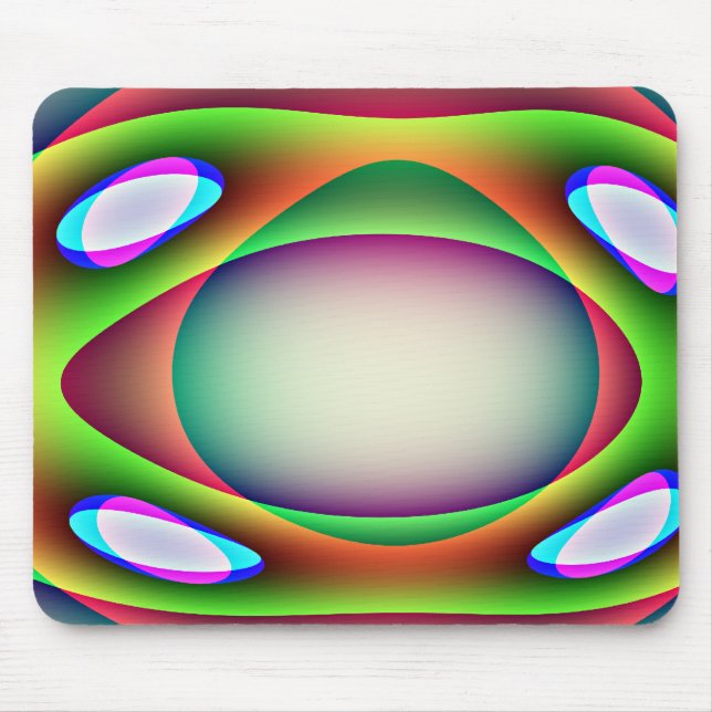 Alien Spaceship Mousepad (Vorne)